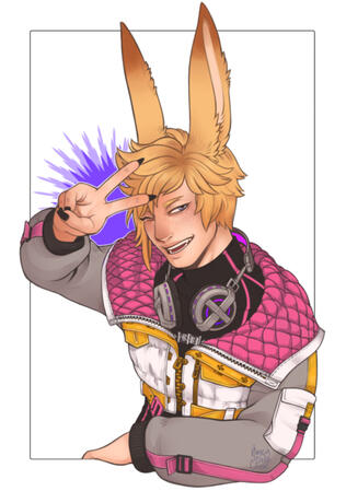 Full Color Portrait Viera Prompto Commission