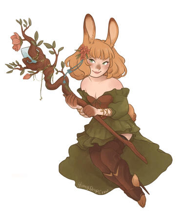 Full Body Chibi My baby girl Feol